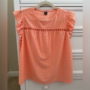 Shein Womens Light Orange Tank (L)